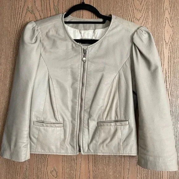 Tuwe lambskin leather jacket Size S/M - Picture 1 of 5